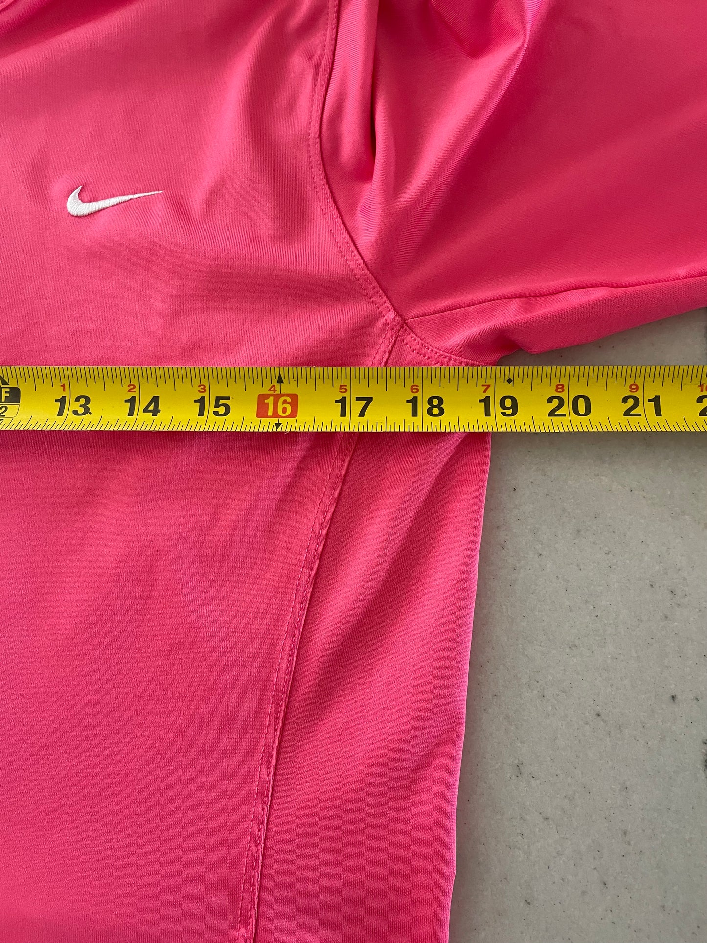 Nike Dri-Fit Pink Full Zip Athletic Jacket – Fitted Running Training Layer - Size M
